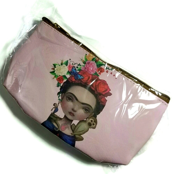 🆕️ 3 piece Frida Kahlo wristlet coin purse set - Picture 3 of 5
